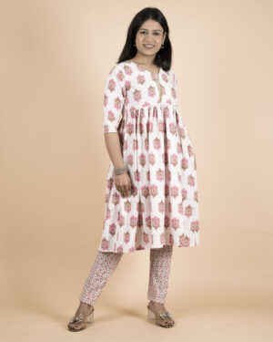 Floral Print Frock Style